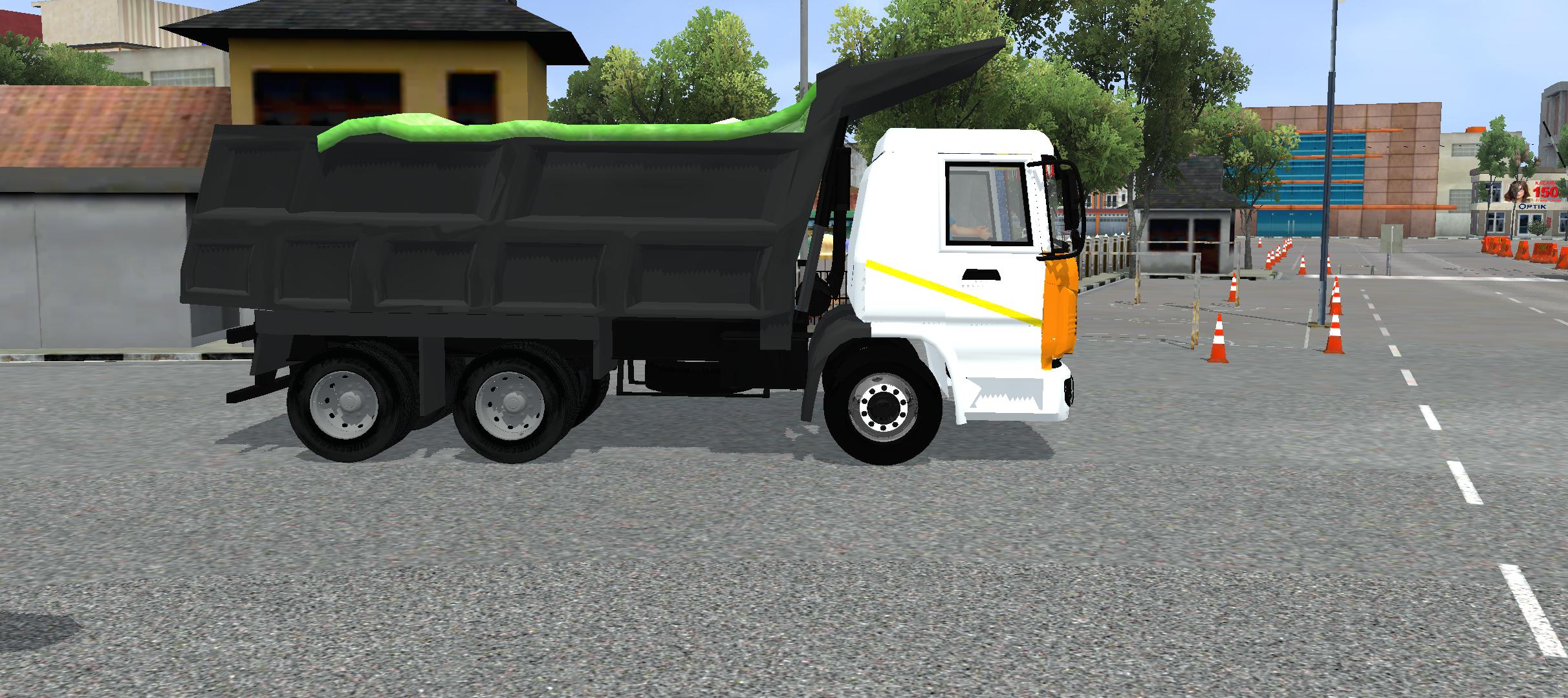 Ashok Leyland 2518 Tipper side view