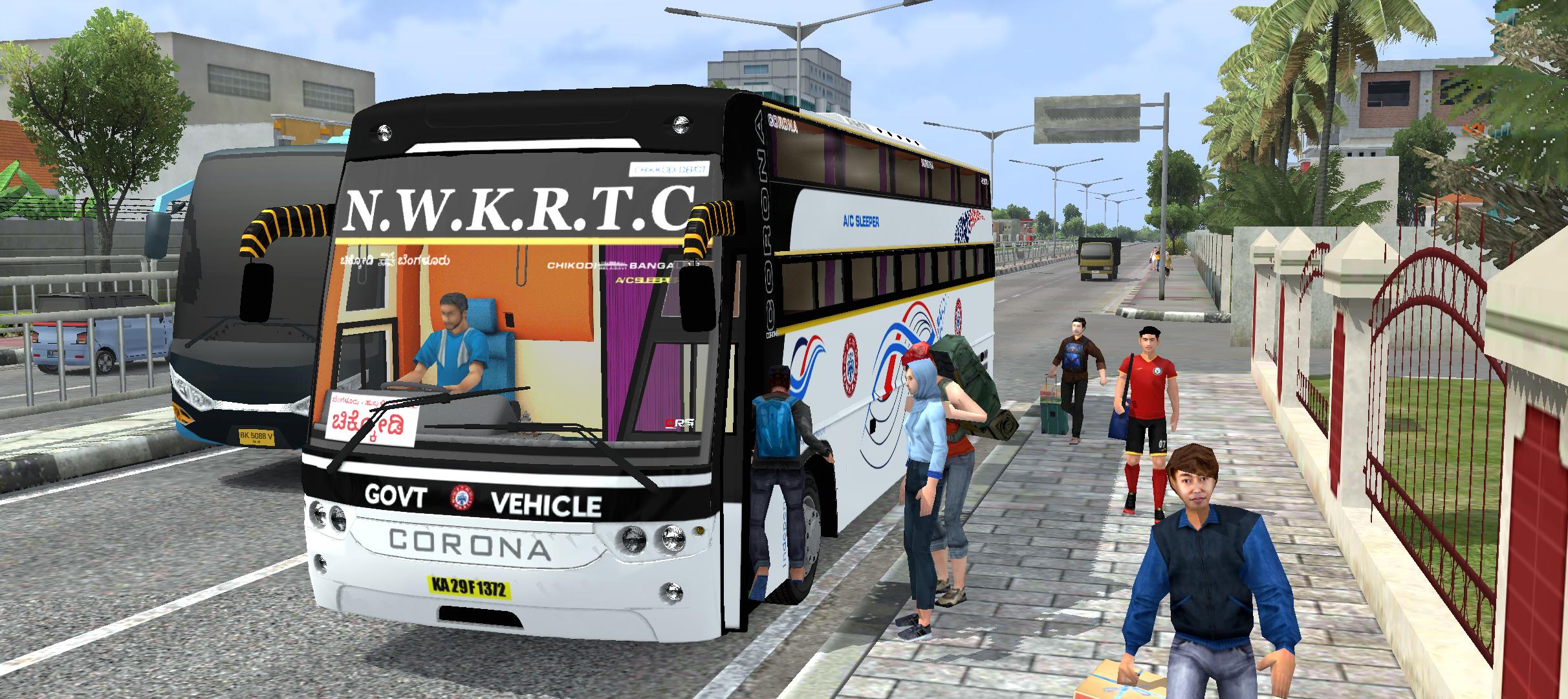 Corona BS-3 AC Sleeper bus mod preview