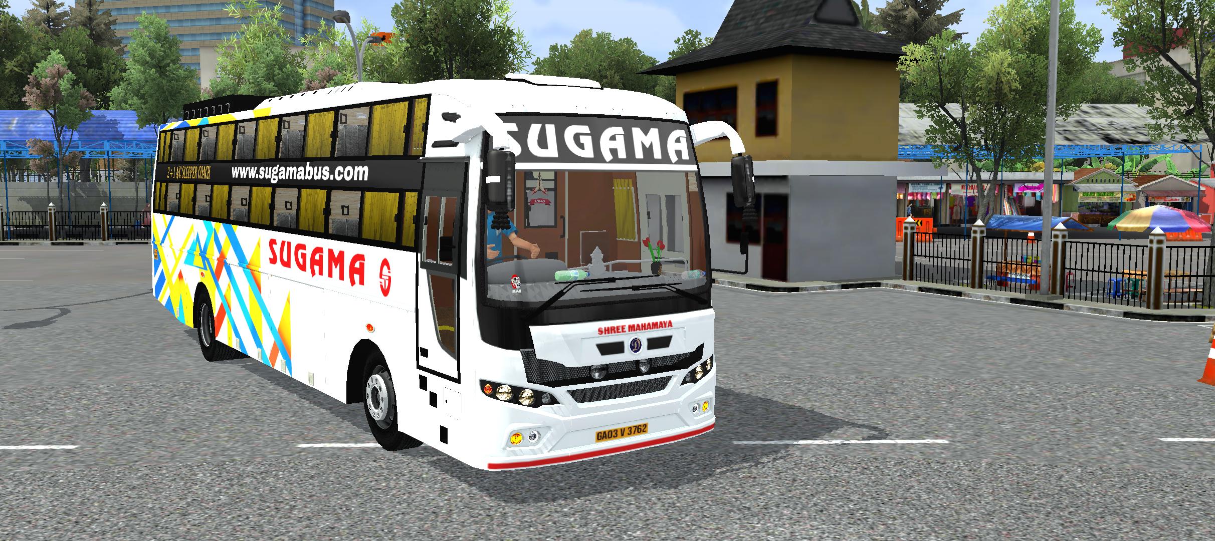 Ashok Leyland BS6 Damodar AC Sleeper bus mod preview