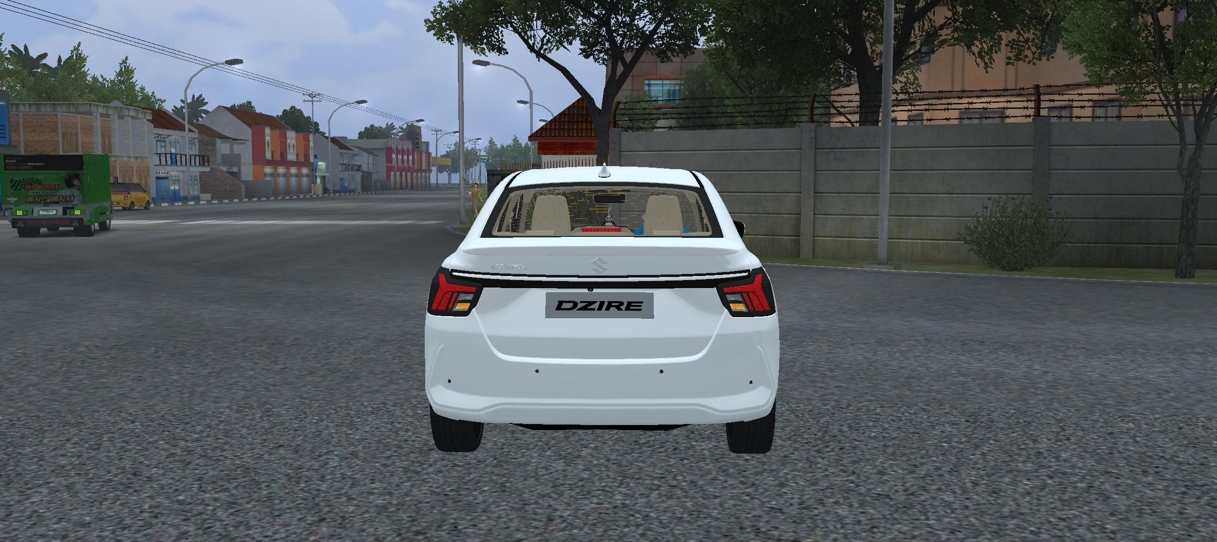 Rear view of Suzuki Swift Dzire 2024 car mod