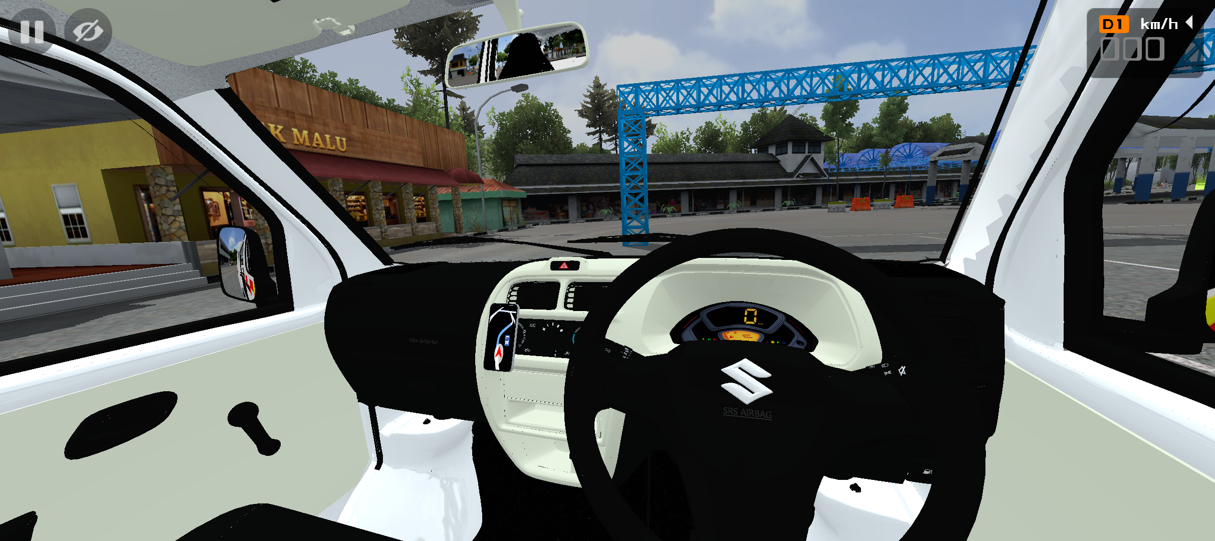 Suzuki Eeco Ambulance dashboard view