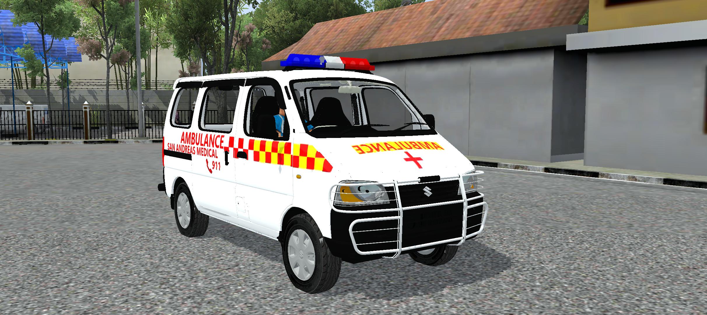 Suzuki Eeco Ambulance car mod front angle preview