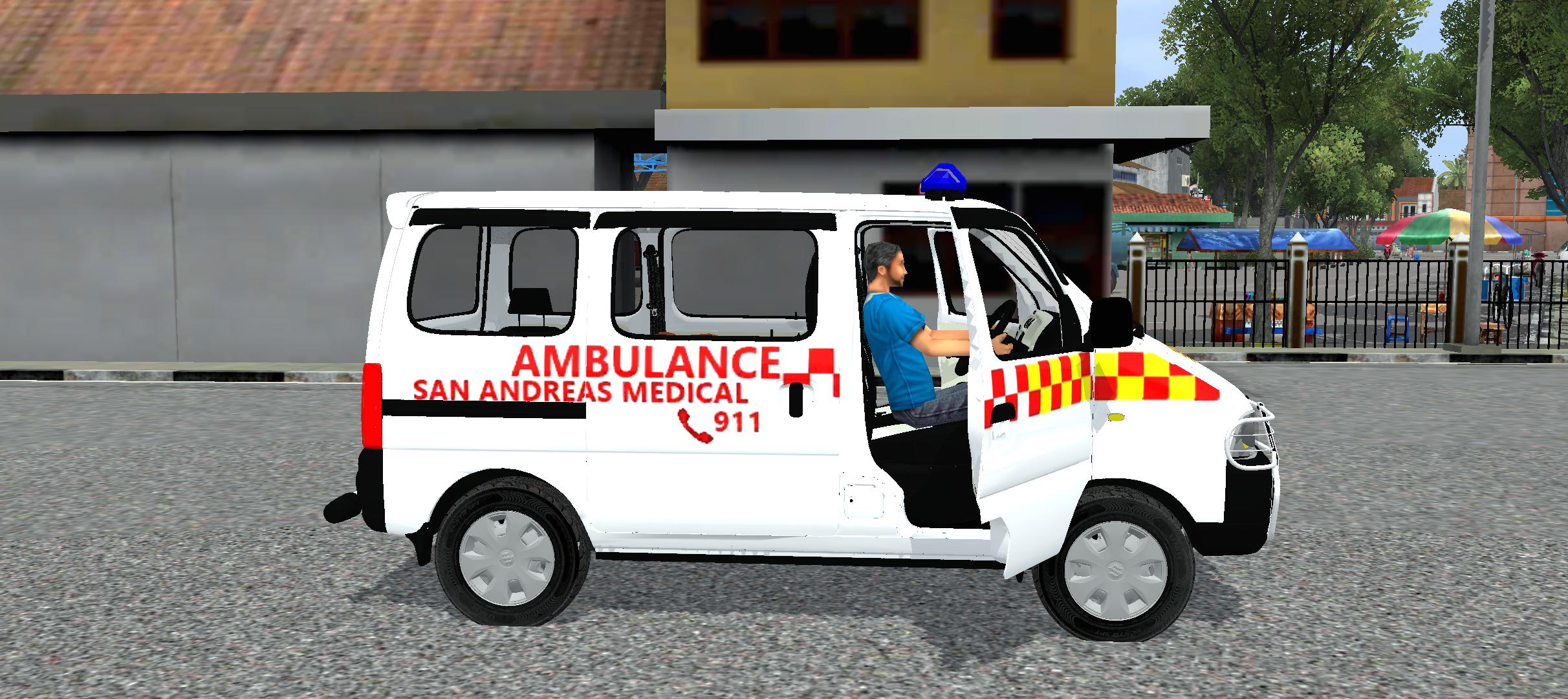 Suzuki Eeco Ambulance side view