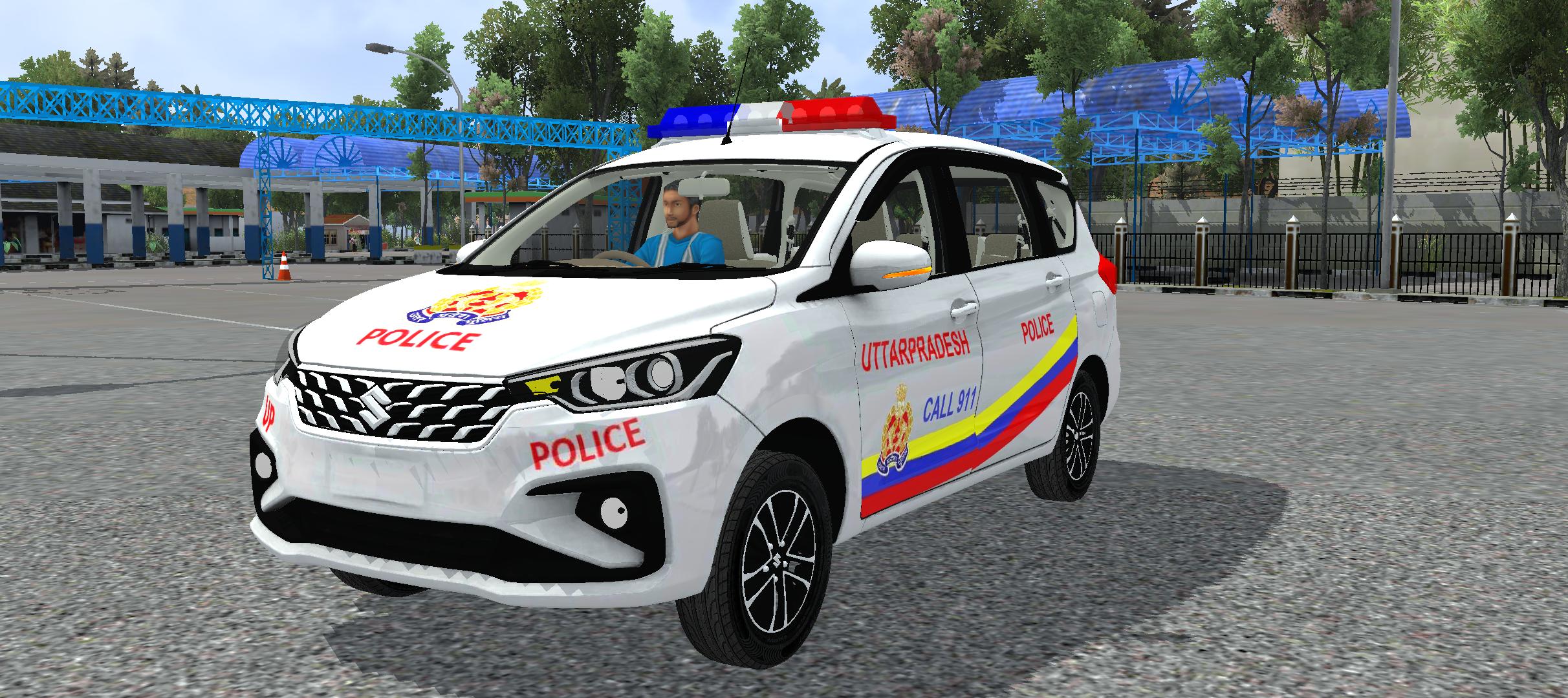 Suzuki Ertiga Police car mod front angle preview