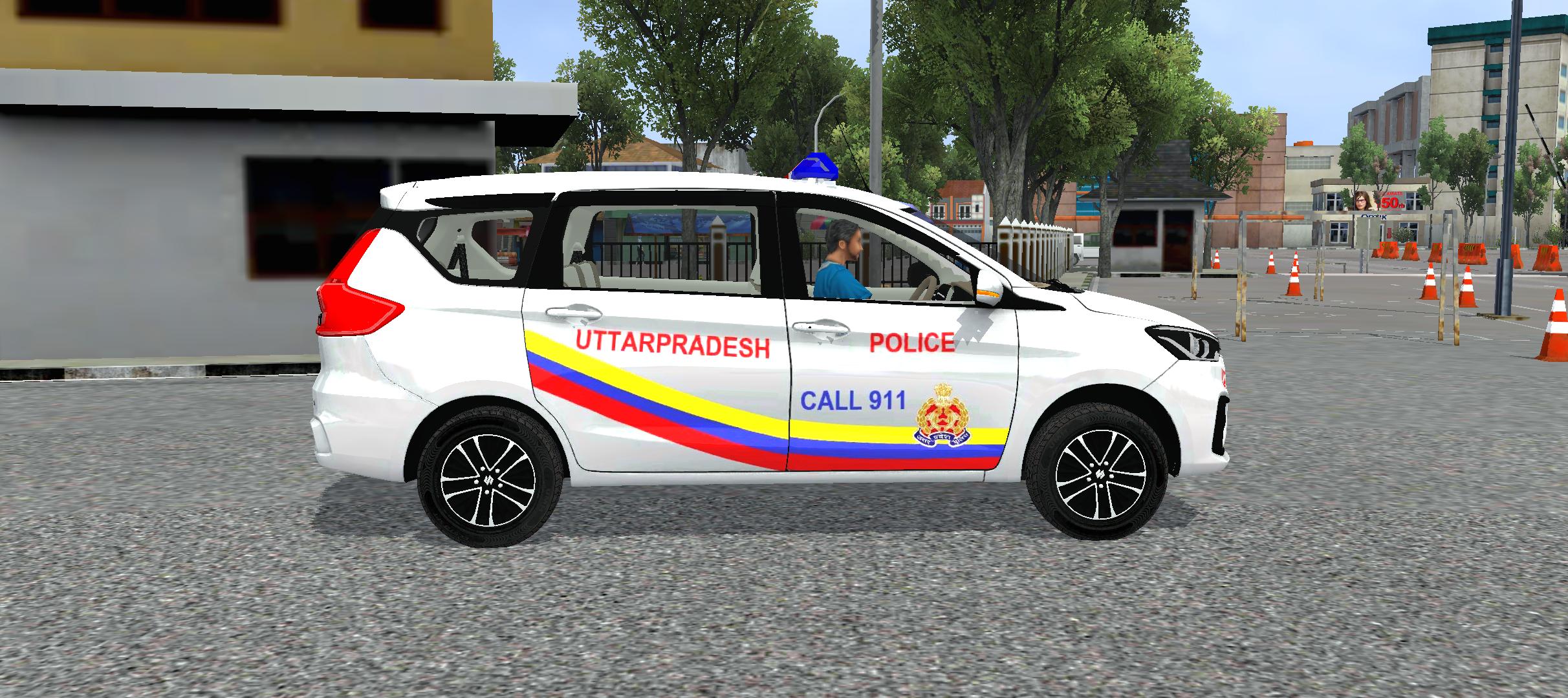 Suzuki Ertiga Police car mod side view