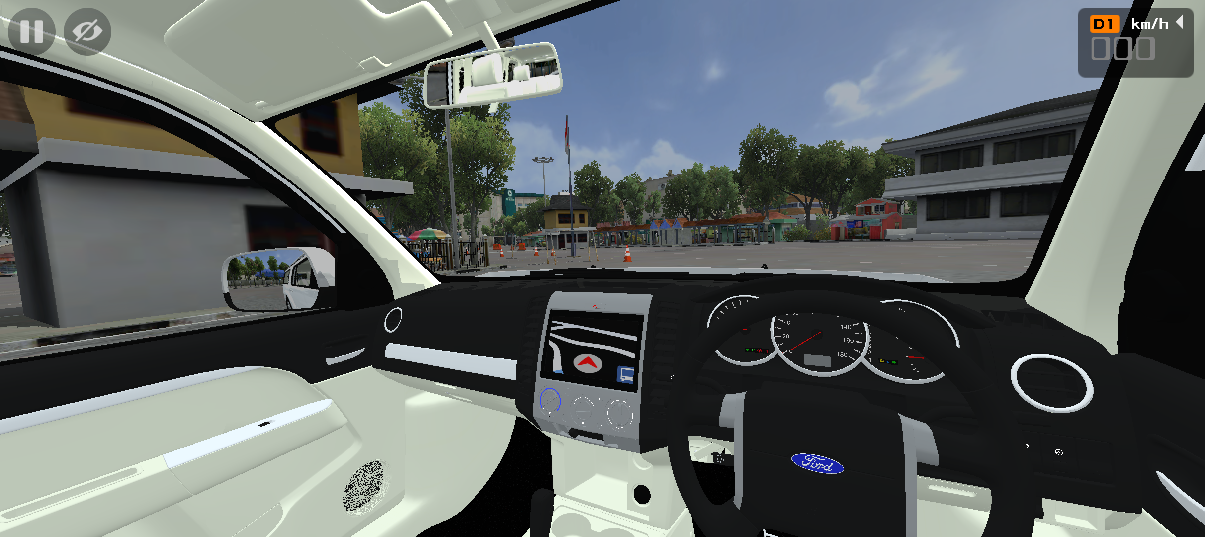 Ford Endeavour 2014 car mod interior dashboard view