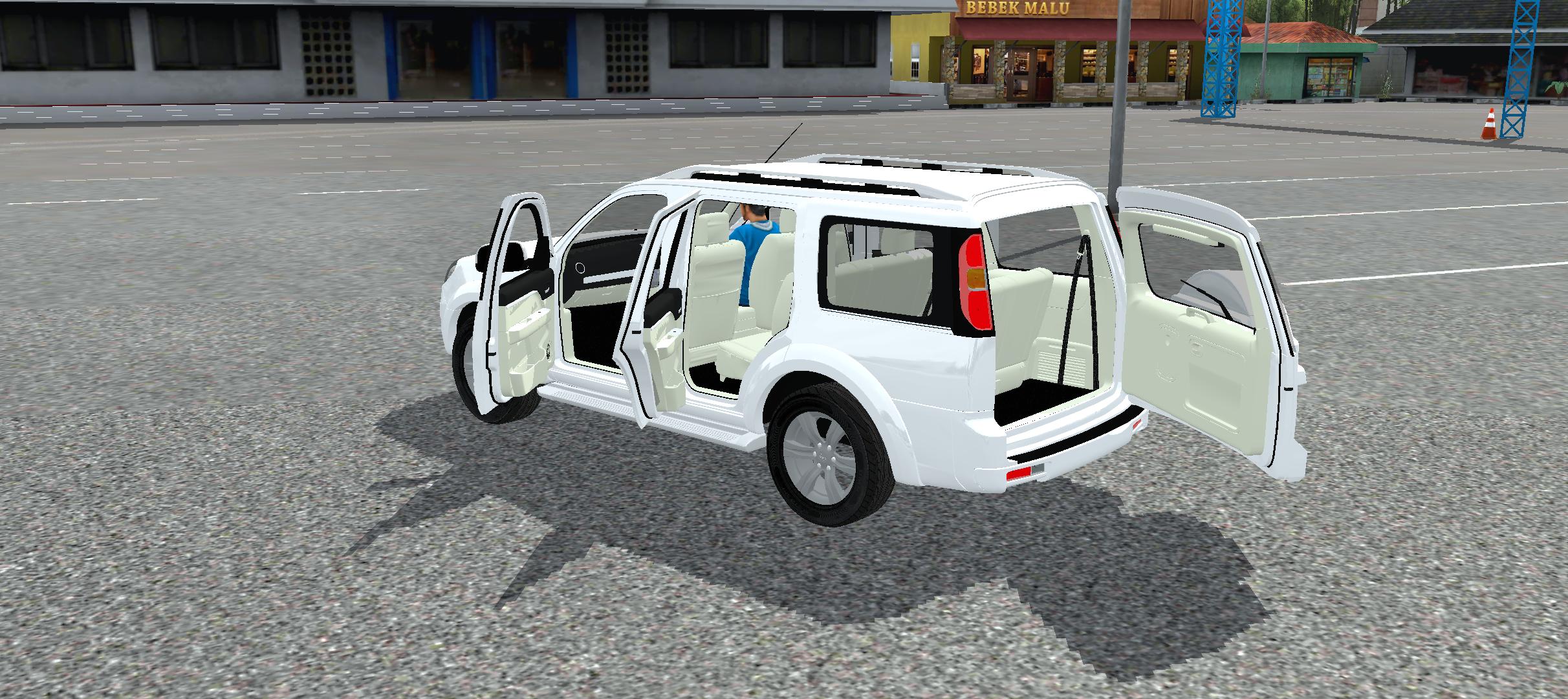 Ford Endeavour 2014 car mod with doors and boot open