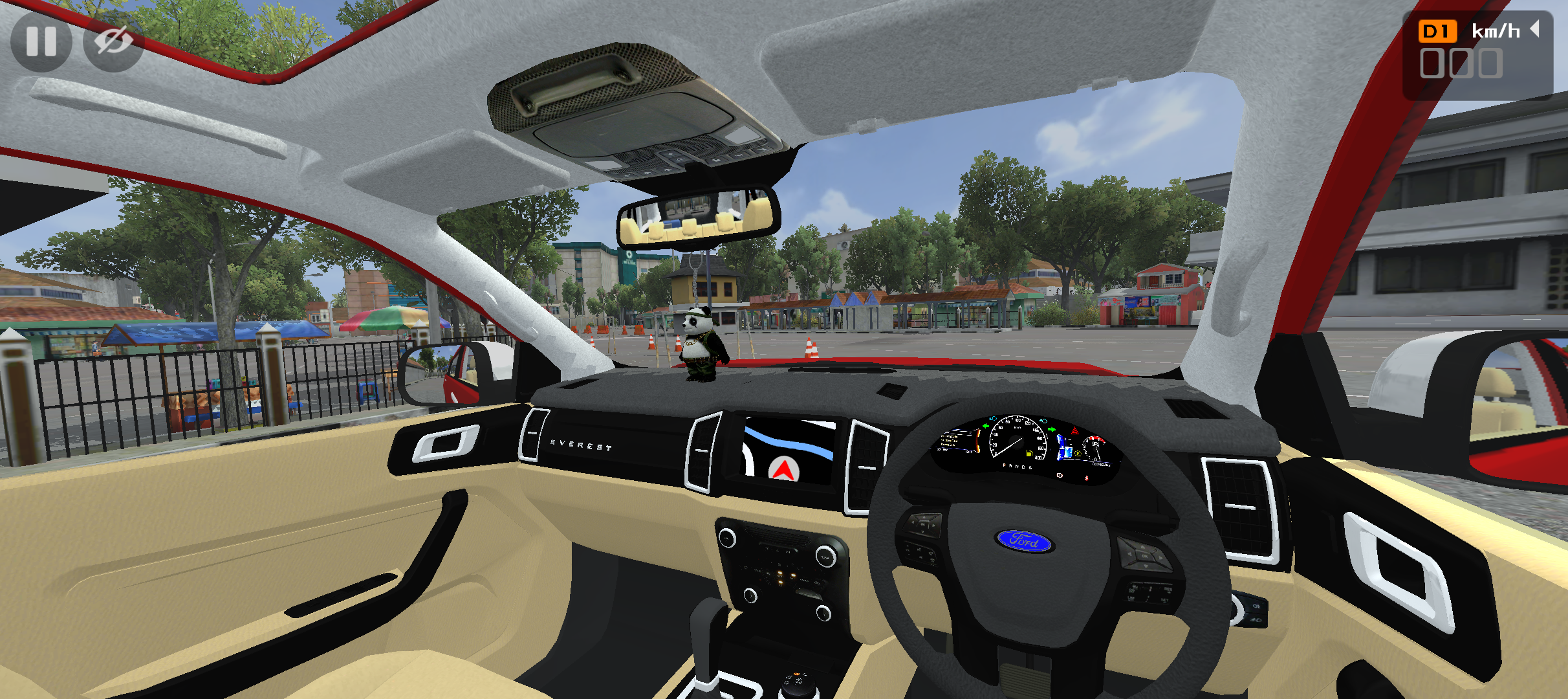 Ford Endeavour 2017 dashboard view