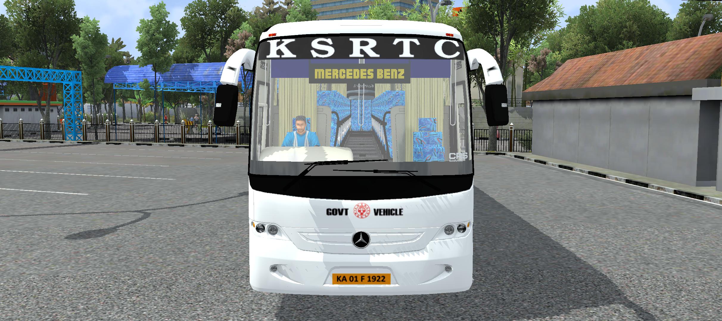 Sutlej Built Mercedes Benz Semi Sleeper bus front view