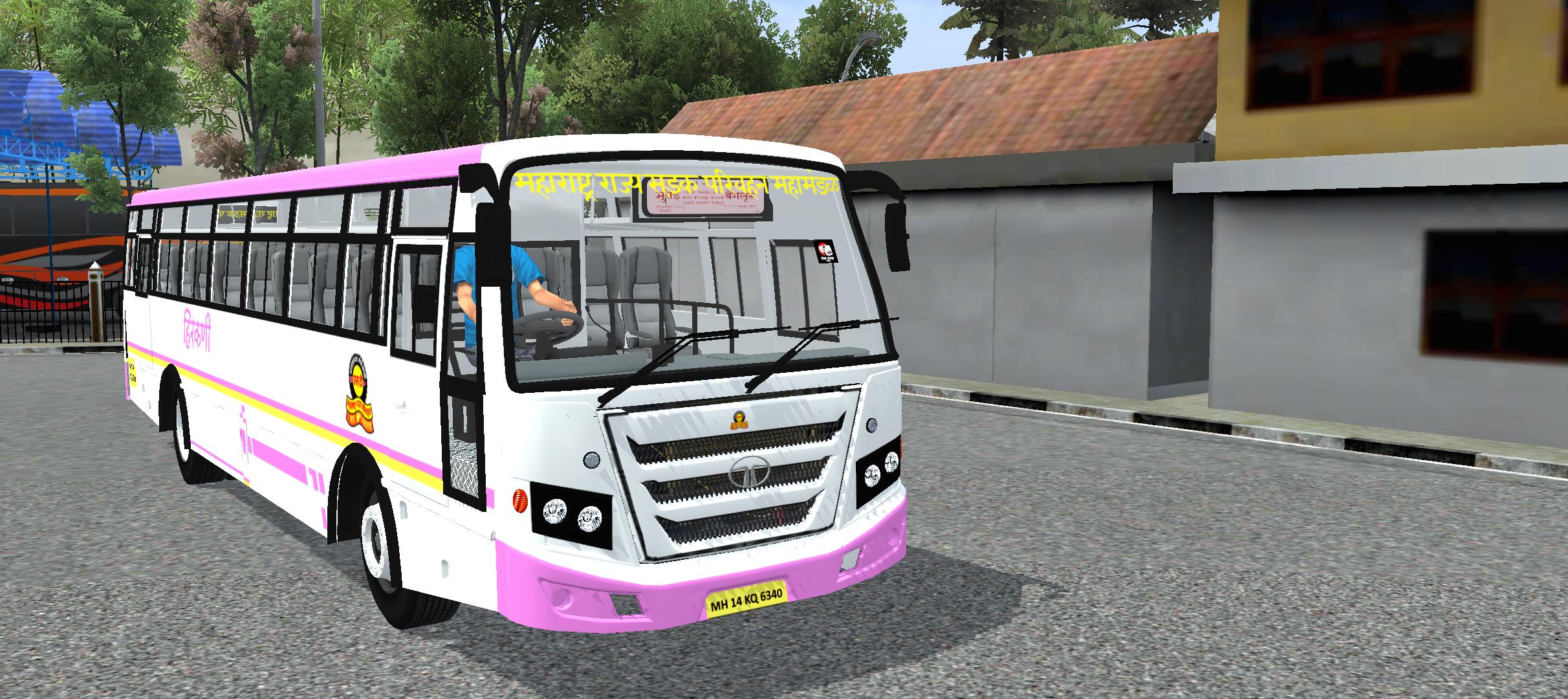 MSRTC BS6 front close view