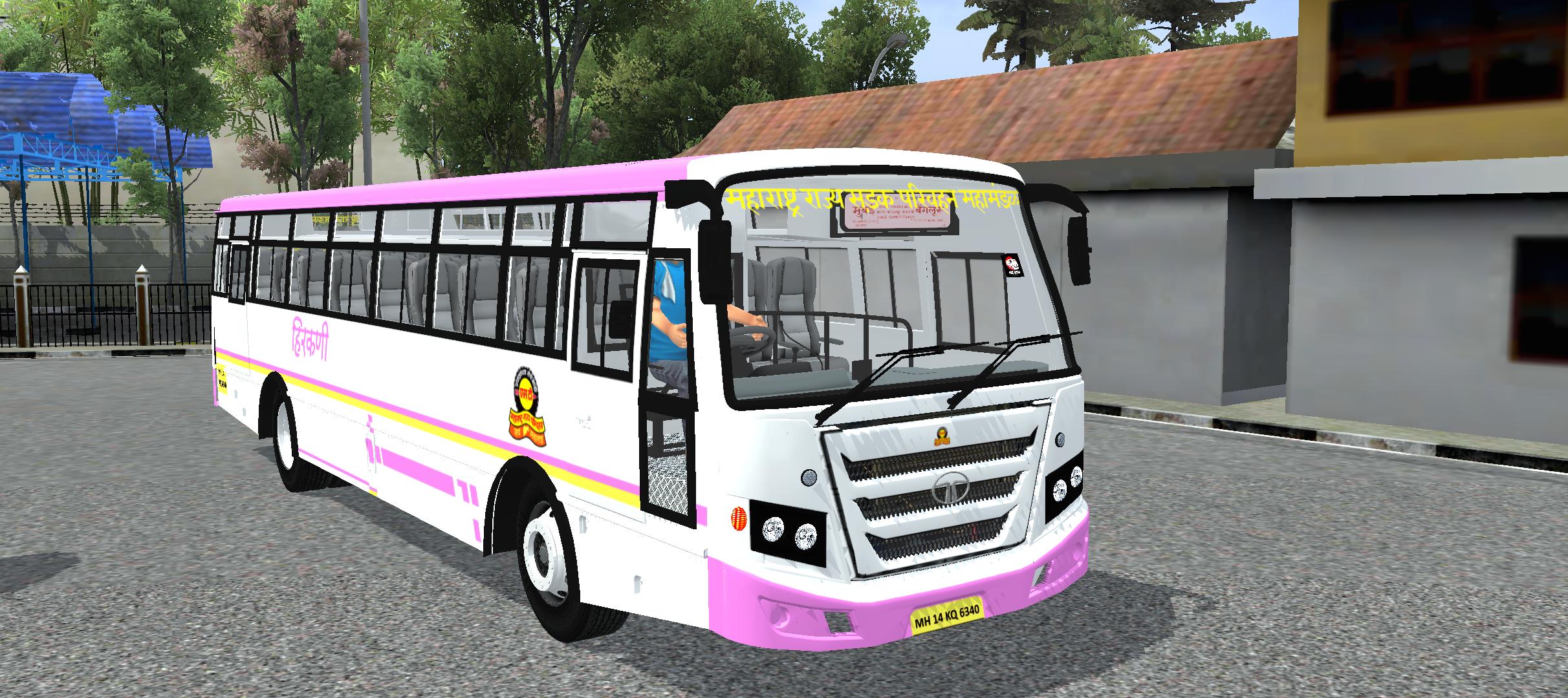 MSRTC BS6 side front view