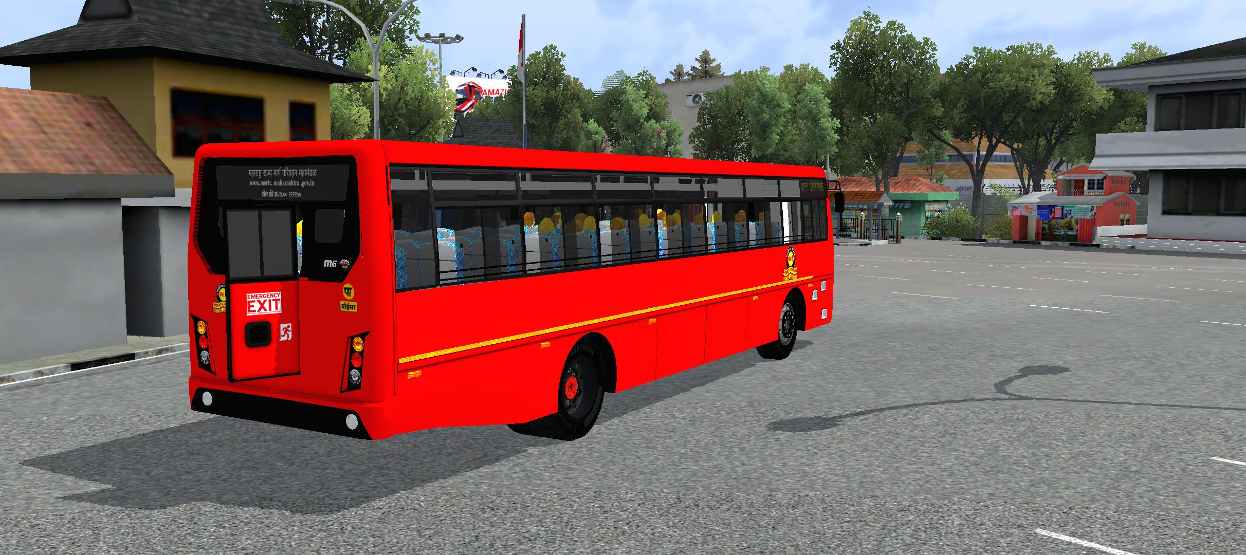 MSRTC Eicher BS6 rear angle