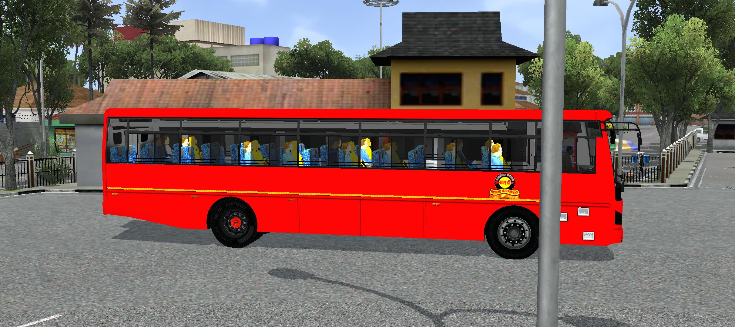 MSRTC Eicher BS6 side view