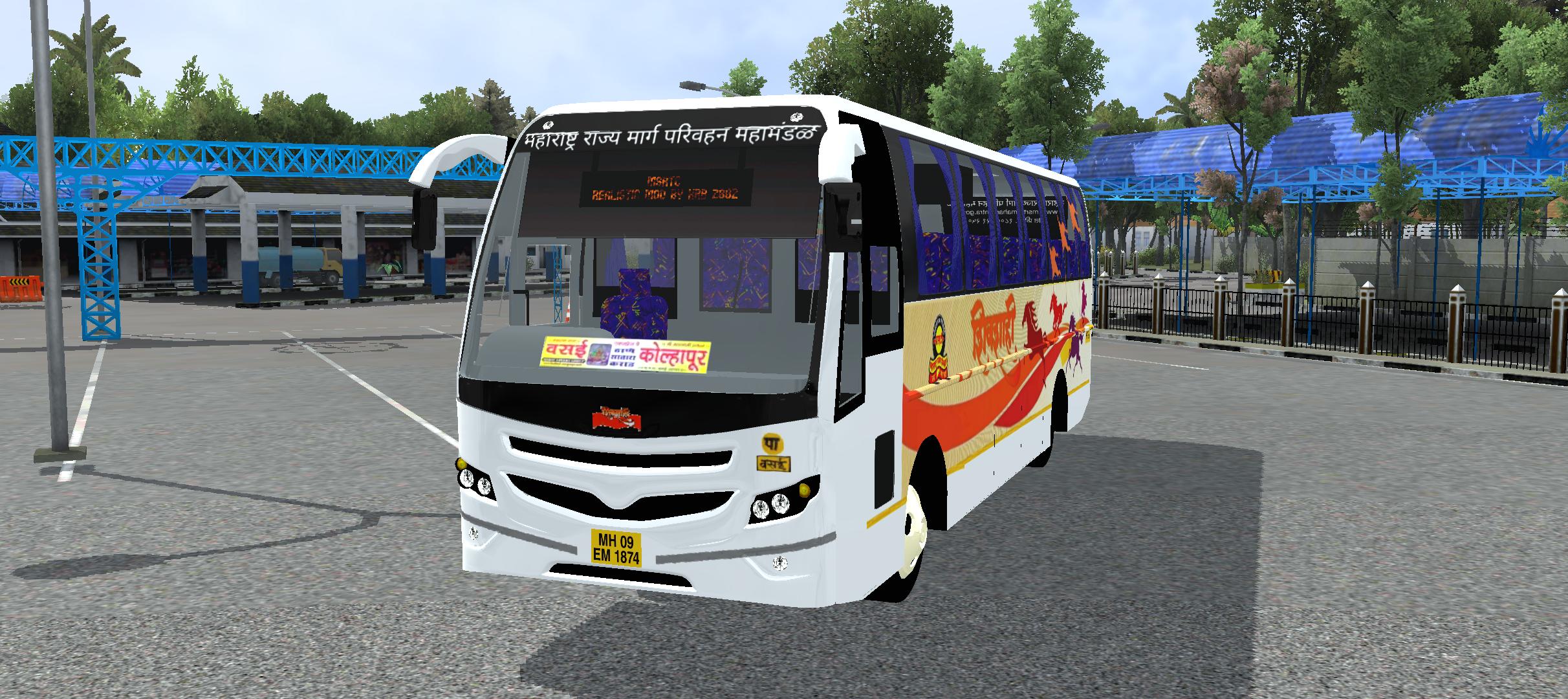 MSRTC Shivshahi bus mod preview