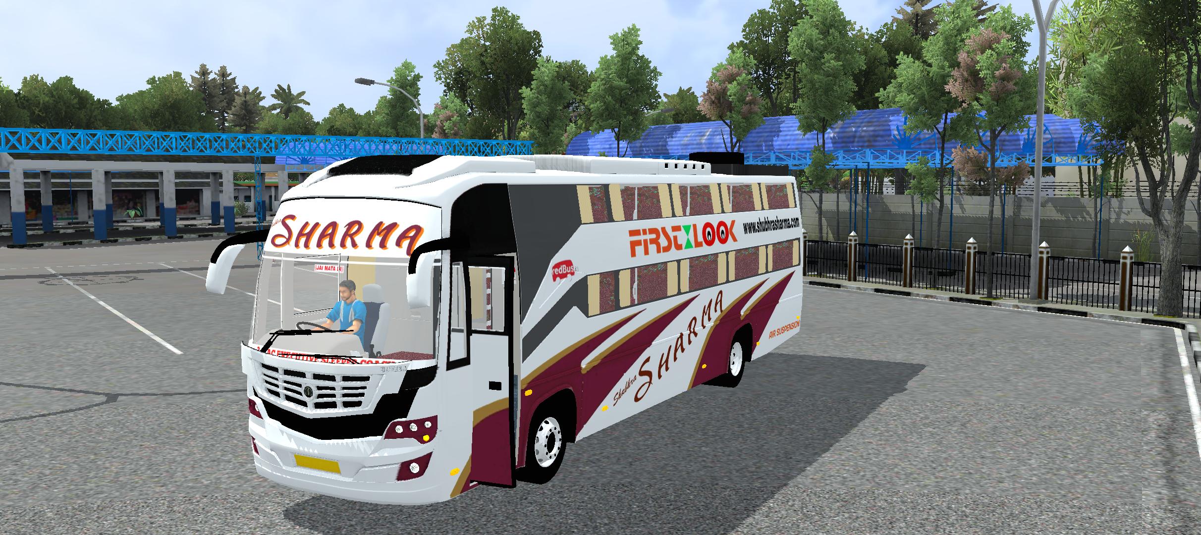 Sutlej AC Sleeper bus front left view