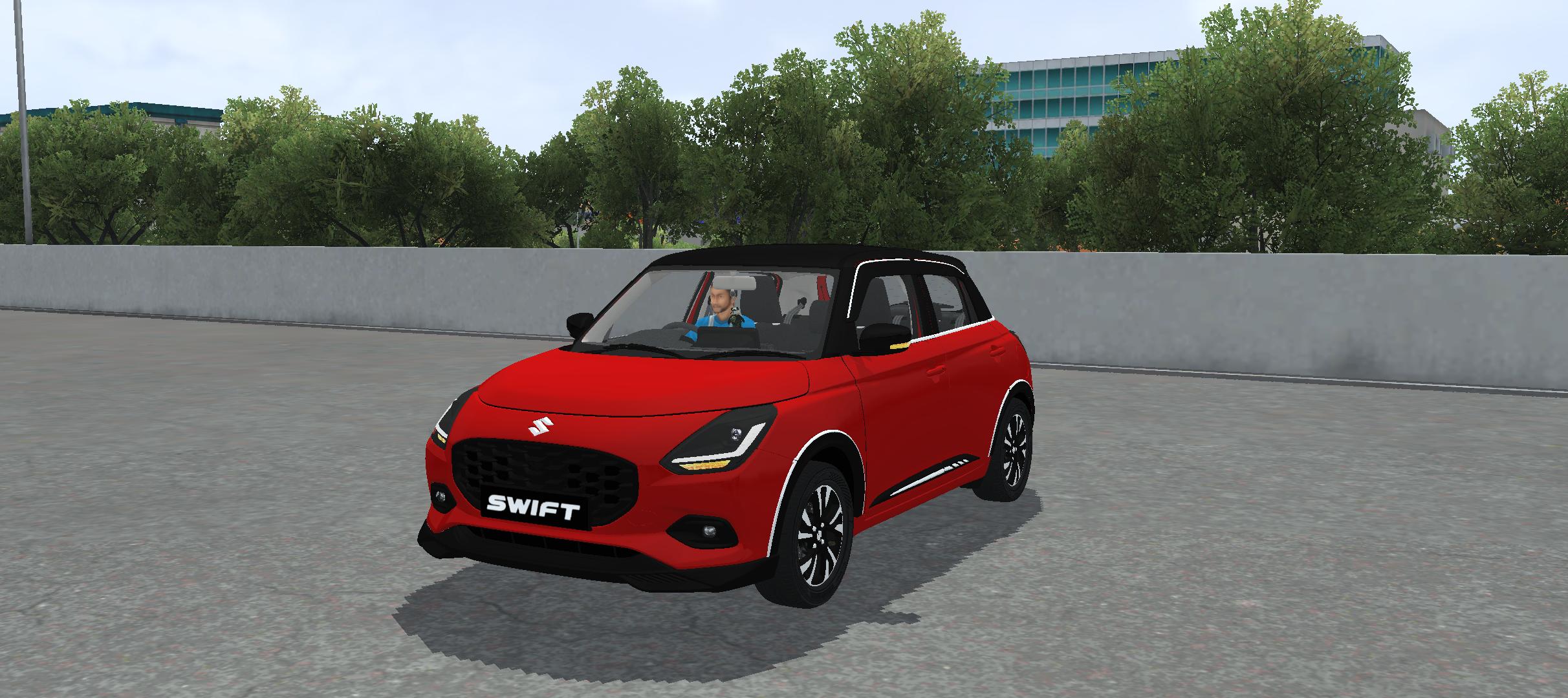 Suzuki Swift 2024 car mod front angle preview
